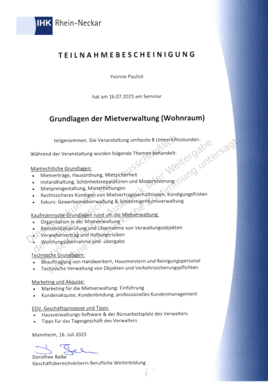 Grundlagen der Mietverwaltung